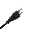 ETL Certified US 3-Prong Power Cord NEMA 5-15P to C13, 1.5m Black