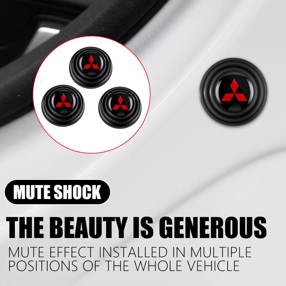 4/8/12/20Pcs Car Door Shock Absorber Pads Protect Accessories For Mitsubishi 9 X EX ASX L200 Colt Outlander Pajero Lancer Cross