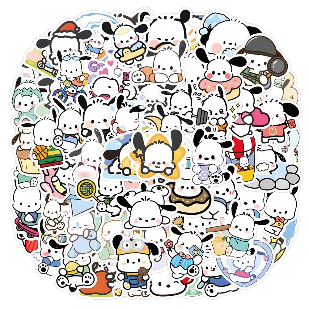 10/30/60/120 Adet Sevimli Çizgi Film Pochacco Çıkartmaları Kawaii Anime Graffiti Çıkartması Kendin Yap Bavul Dizüstü Bilgisayar Telefon Kılıfı Çıkartmaları Dekor