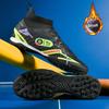 Winter Man Soccer Shoes Society Professional Grass Training Original Keep Warm Football Indoor Non Slip Football Field Boots
