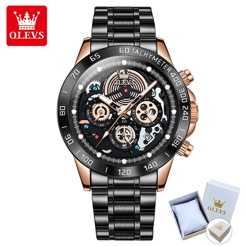 OLEVS Brand Watch Fashion Tide Night Light Multi-function Waterproof Quartz Men's Watch Men's Watch