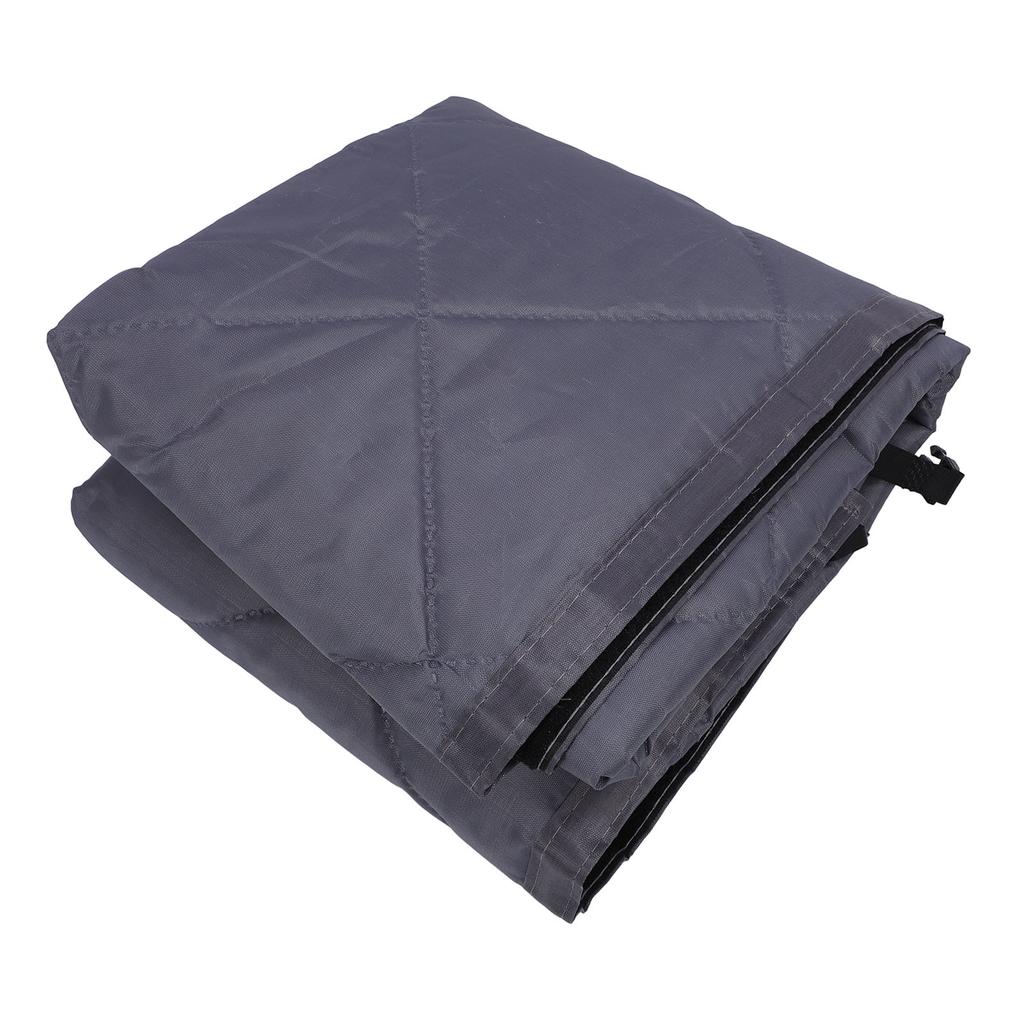 Isolierter Fensterbezug 3-lagiges Oxford-Gewebe Baumwollgefüllt Frostschutz Winterfensterisolierung