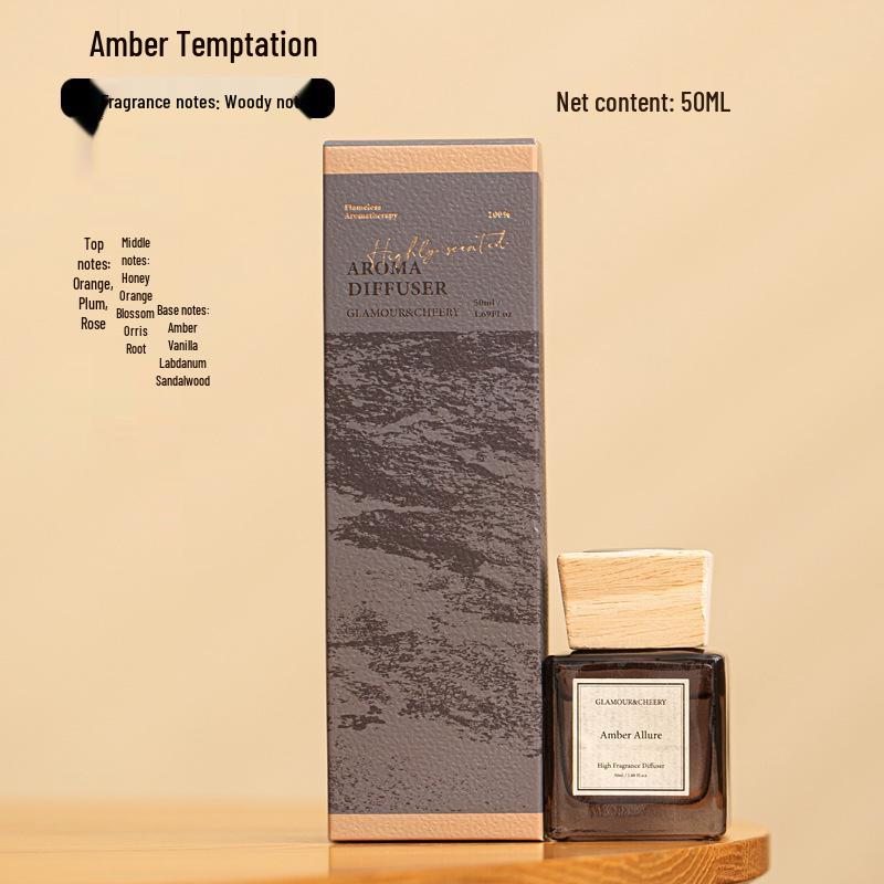 Flameless Rattan Aromatherapy Essential Oil Air Freshener for Home and Bathroom 50ml