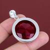Faceted Mozambique Garnet Pendant Original Gemstone Pendant 925 Sterling Silver Pendant Latest Design Jewelry Handmade Pendant Gifts for Mom
