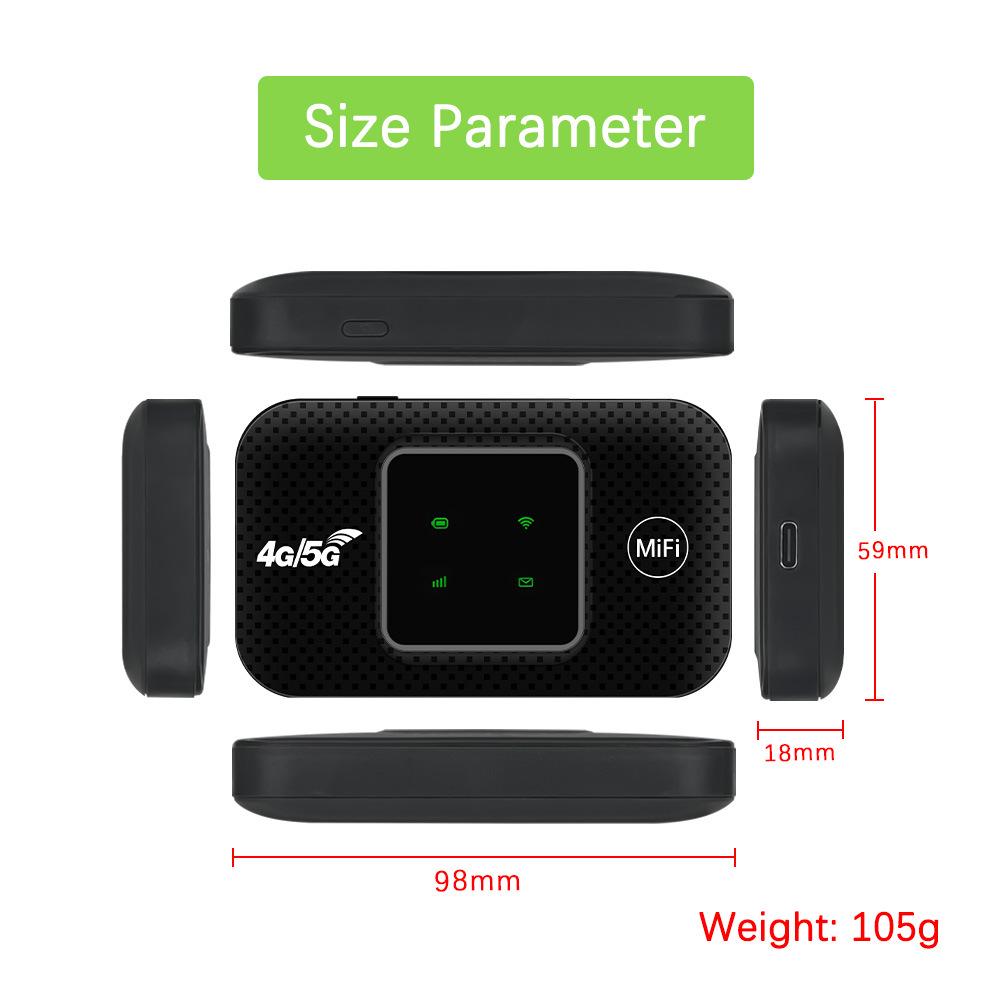 4G Wireless Portable Pocket WiFi Router with SIM Card Slot