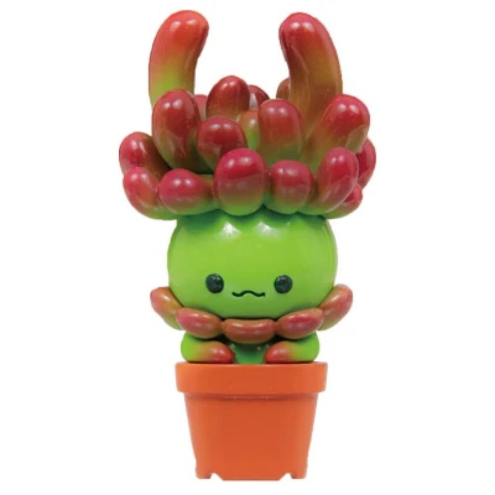 Gashapon Capsule Toys Succulents Evil Spirit Doll Green Potted Plant Action FIgures Model Toy Ornaments