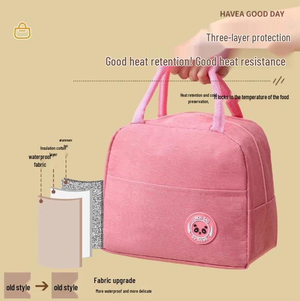 Newcomer Special: Large Capacity Insulated Lunch Bag for Office - Thickened, Aluminum Foil Lining, Free Shipping!