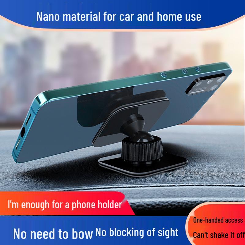 Multifunctional Car Phone Holder: Adhesive Suction Cup Mount for Navigation & Live Streaming