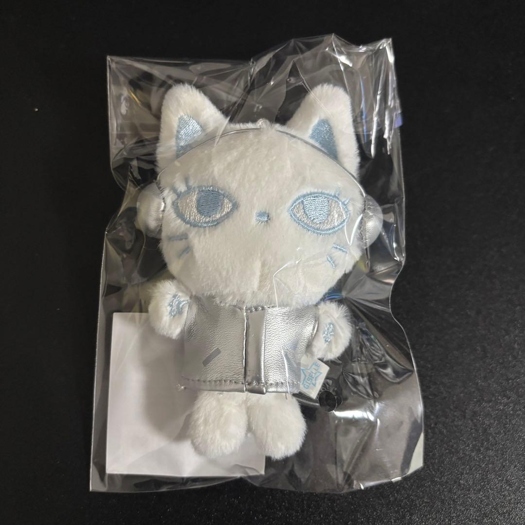 

[USED] aespa Gisele Fanlight Doll Key Ring Silver Version