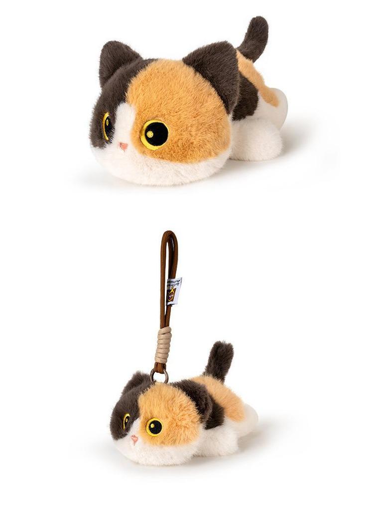 DuoAi Pose Cat Plush Toy Pendant - Simulated Cat Hugging Pillow for Children
