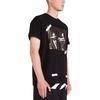 OFF WHITE T Shirts Men's Black Crew Neck Moderate Straight Fit AU1001-03-05