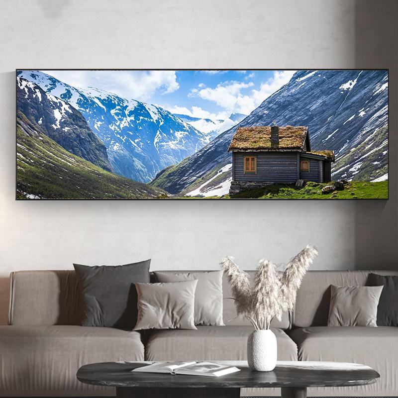 Natural Landscape Canvas Painting Mountain Posters And Prints Wall Art Scenery Pictures Living Room Home Decoration Cuadros