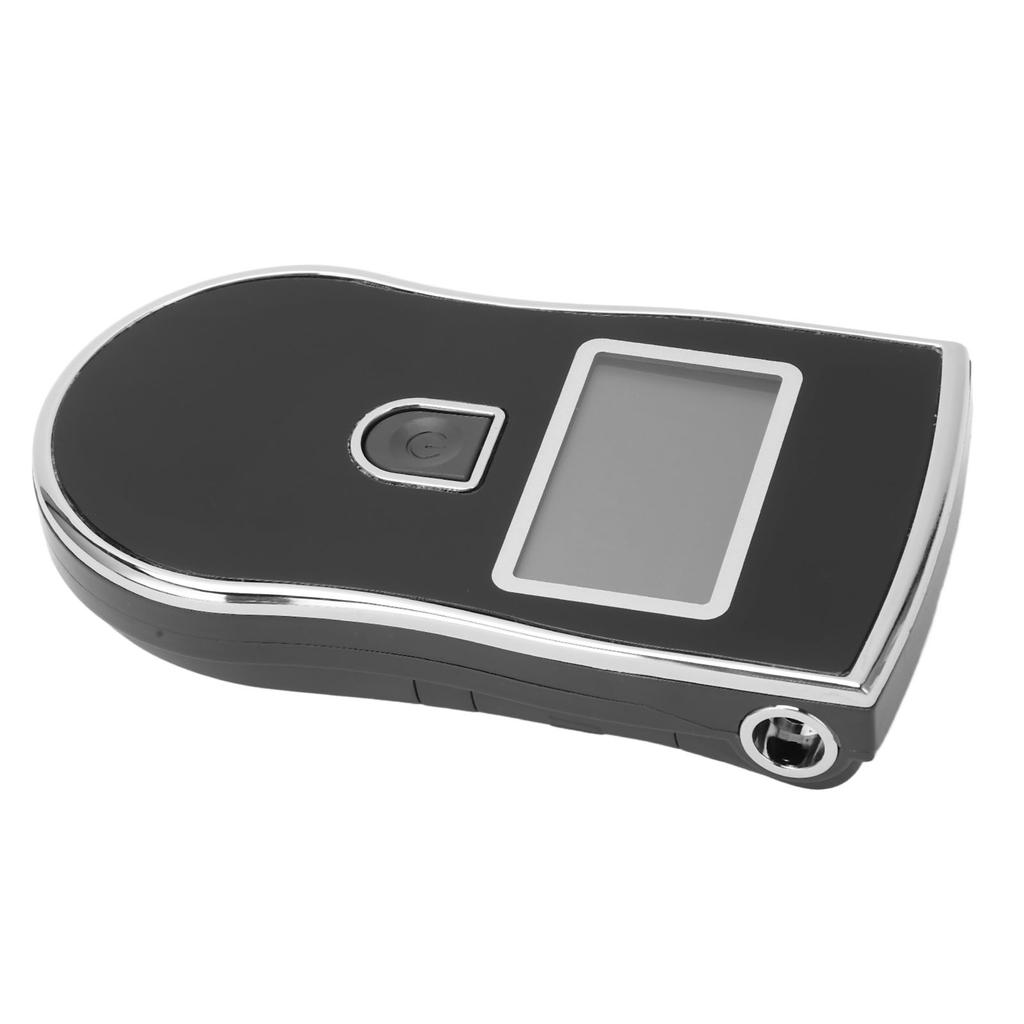 Atemalkoholtester Tragbar Handheld Schnelle Reaktion Rote Hintergrundbeleuchtung Digitalanzeige Alkoholtester mit 5 Mundstücken