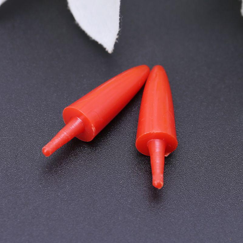 50 Stück 12 x 23 mm Kunststoff DIY Schneemann Nase für handgemachte Handwerk Kinder Kinder Spielzeug Weihnachtsdekoration