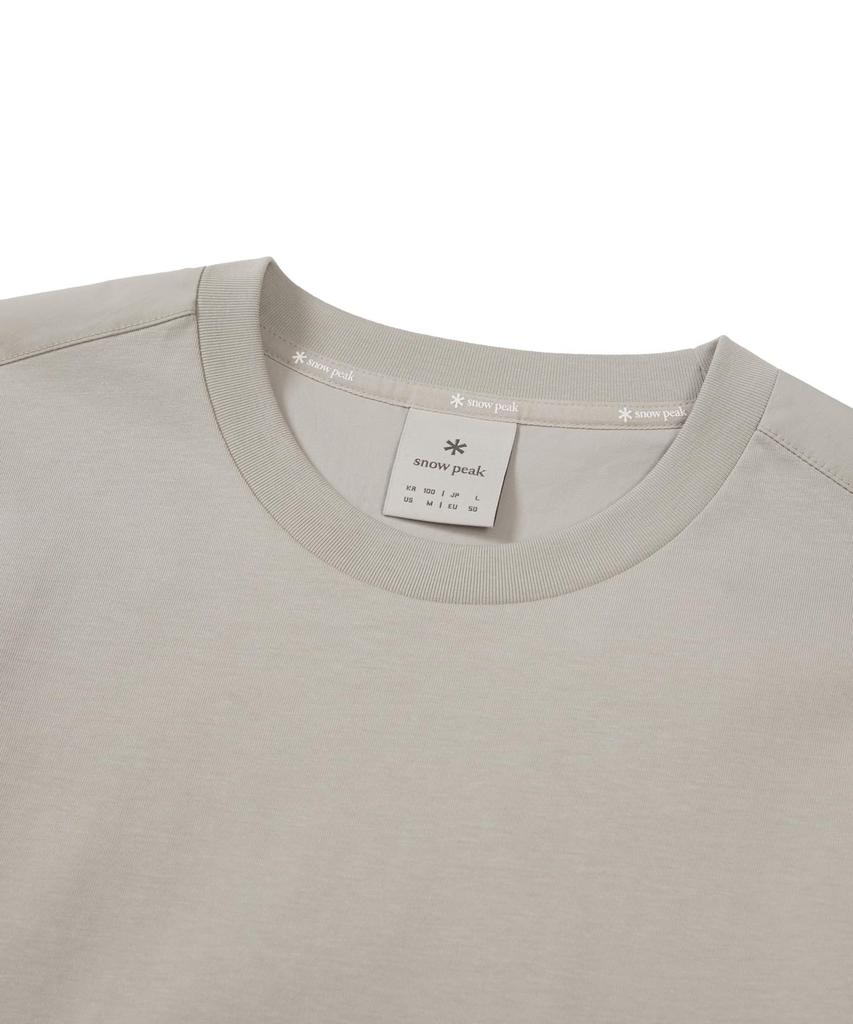 Snow Peak Clend Hybrid S/S T-Shirt GS-S26MMDTS56 T-shirt, Short Sleeve, Men's/Women's, OFF WHITE, M