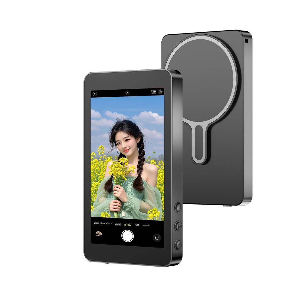 Portable Magnetic Mini Mobile Phone Projector with Wired Selfie Screen Function