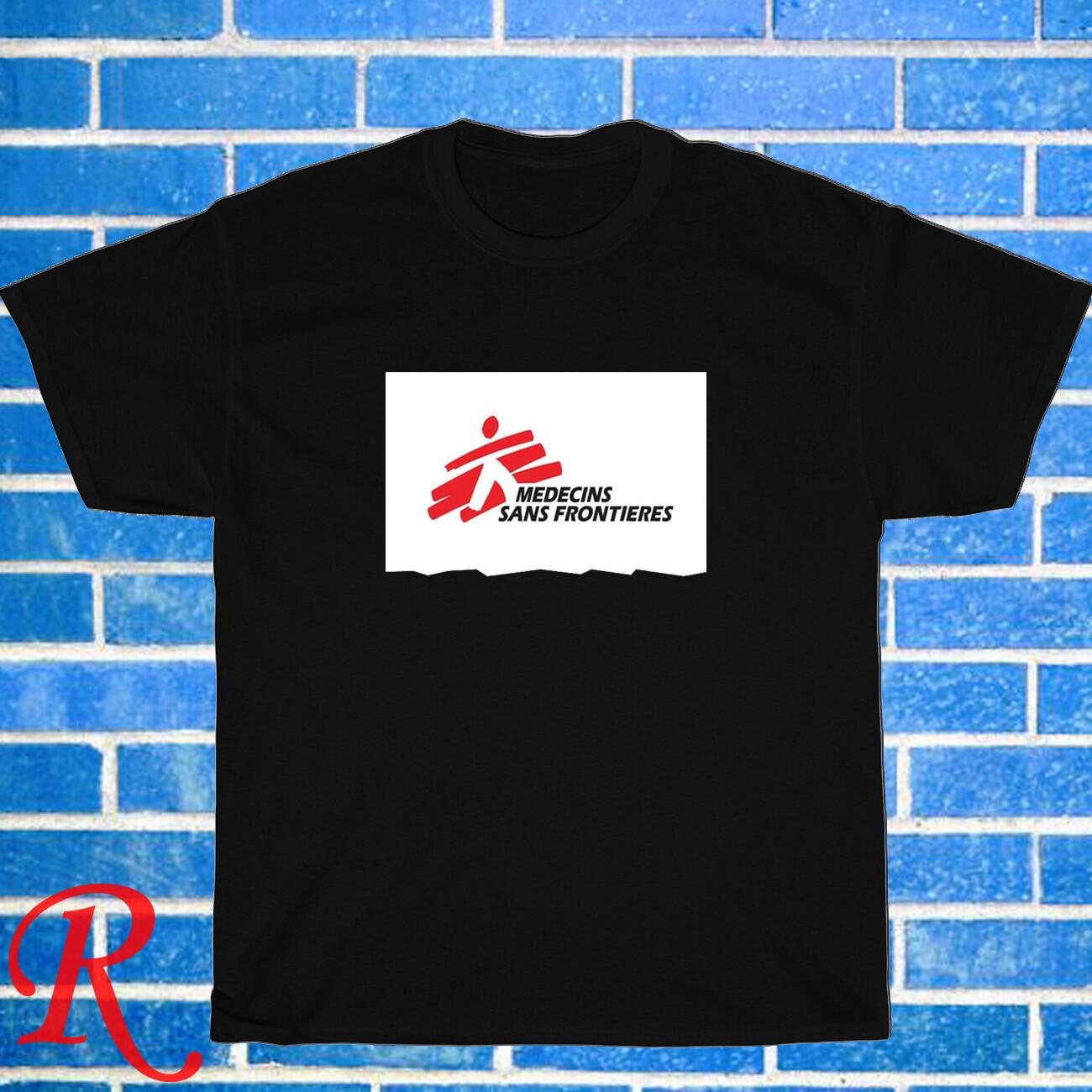 New MSF Medecins Sans Frontieres Black/Grey/Navy/White Size S-5XL Unisex T-Shirt M