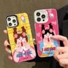 Capa de Silicone Para iPhone 17 Air 16 15 14 13 12 11 Redmi Note 15 14 13 12 Samsung A06 A16 A26 A36 A56 Capa Pintada DIY Desenho Animado Para Choque Bumper de Telefone