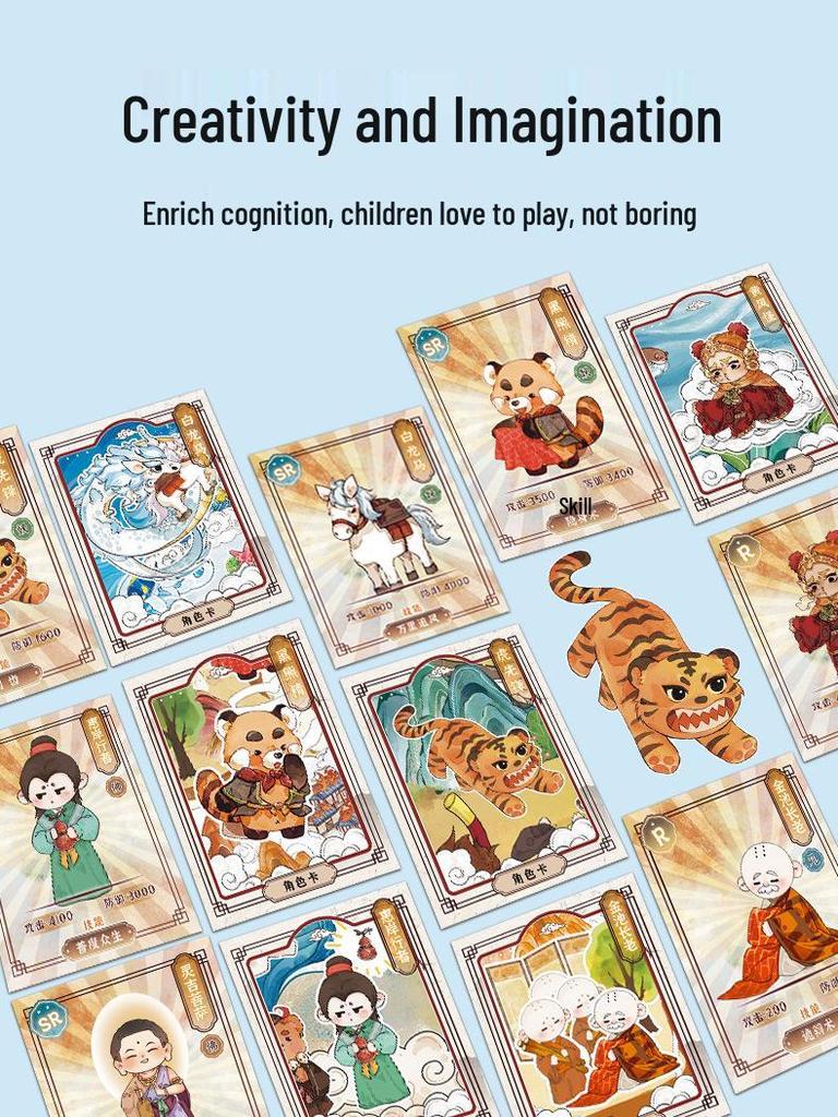 DIY Traditional Culture Landscape Creation Educational Toy Souvenir: Story Creation Sticker