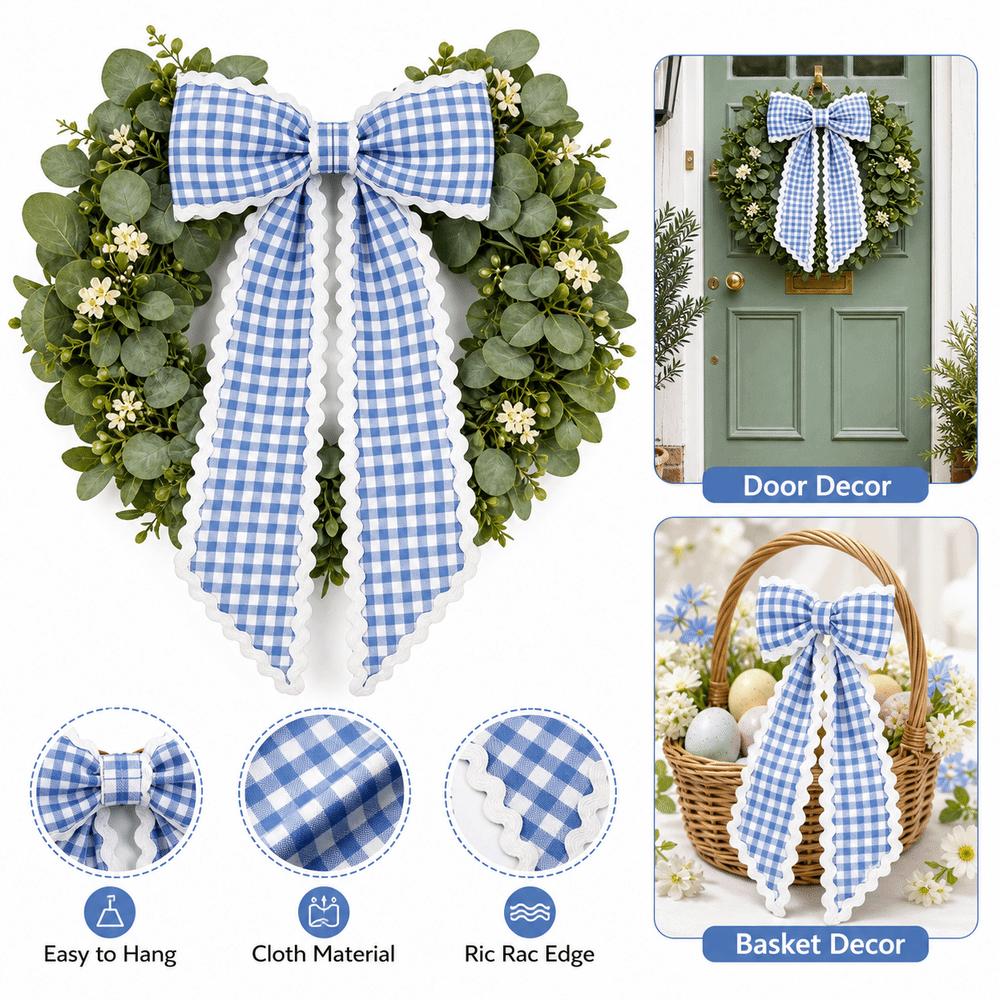 Cloth Wreath Sashes Wave Trim Scalloped Wreath Sash Versatile Garland Ribbon Door Decor Bow