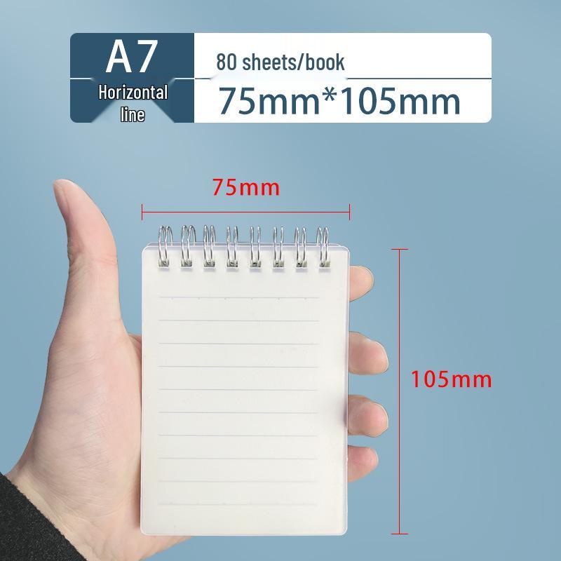 Spiral Notebook Set: Includes A4 Lined, Blank English, A5 Thick, and B5 Notebooks for Office Use.