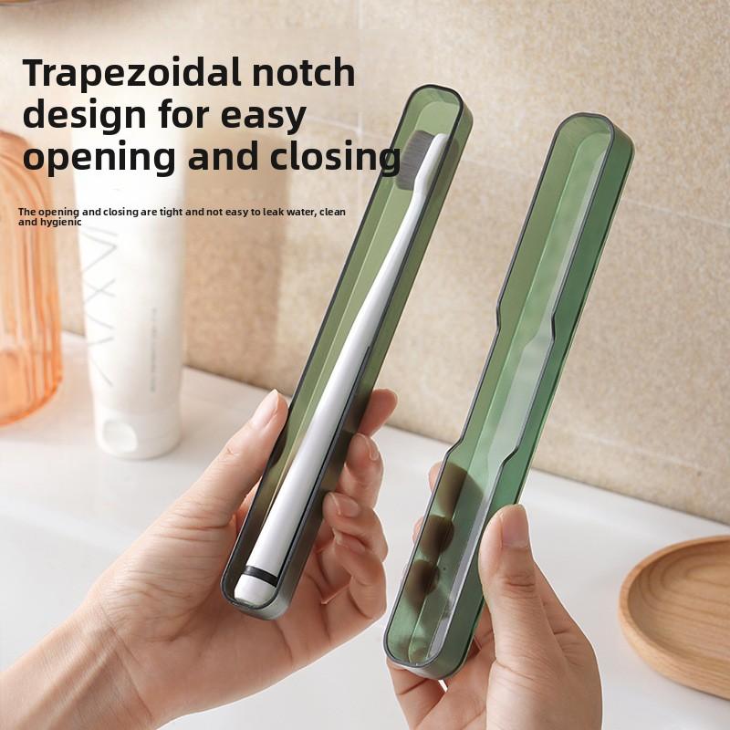 Household Portable Water Ripple Travel Compact and Portable Toothpaste and Dental Utensils Dustproof Storage Box