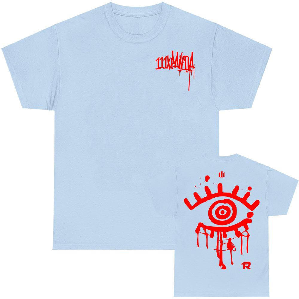 2025 Album 111XPANTIA Tričko Fuerza Regida Grunge Hip Hop Unisex Streetwear Bavlna Ležérní Trička s Krátkým Rukávem Pánská Dámská Trička