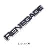 3D Metal "RENEGADE" Emblem Badge for Jeep Renegade 2015-2025 Rear Trunk Door Side Car Styling Sticker Auto Tuning Accessories Tr1