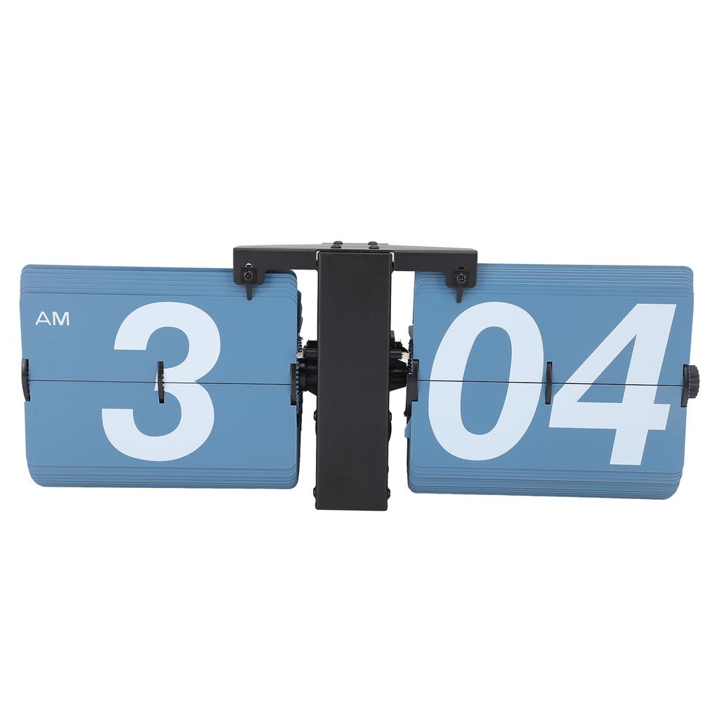 Flip Clock PVC Stainless Steel Battery Powered Retro Mechanical Digital Automatic Flip Down Desk