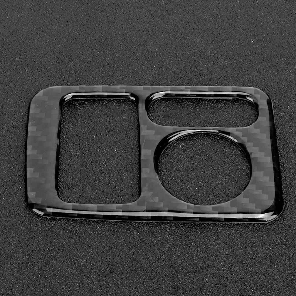 Rearview Mirror Adjustment Switch Trim Soft Carbon Fiber Electric Adjusting Knob Cover Fits for