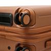 Daks Brown Solid Polycarbonate Hard Carrier 21inch Dbba6e521w2