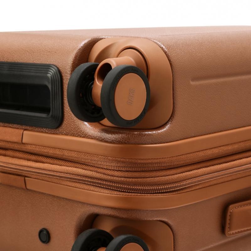 Daks Brown Solid Polycarbonate Hard Carrier 21inch Dbba6e521w2