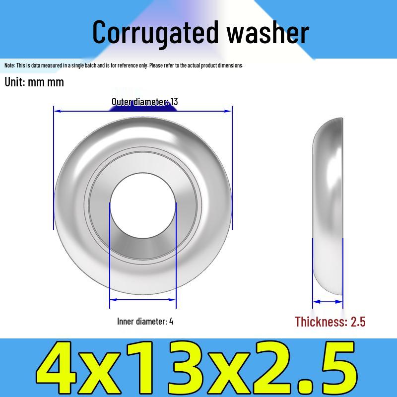 Stainless Steel/Nickel-Plated Tapered Fisheye Countersunk Decorative Washer