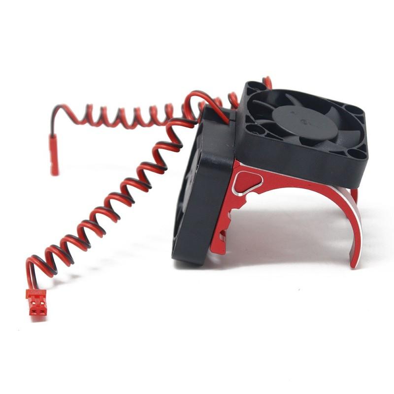 42mm Dual Fan  Motor Cooling  Heat Sink for Traxxas 1/10 MAXX E-Revo E-Maxx Summit Arrma 1/8 Kraton Talion Typhon RC Car