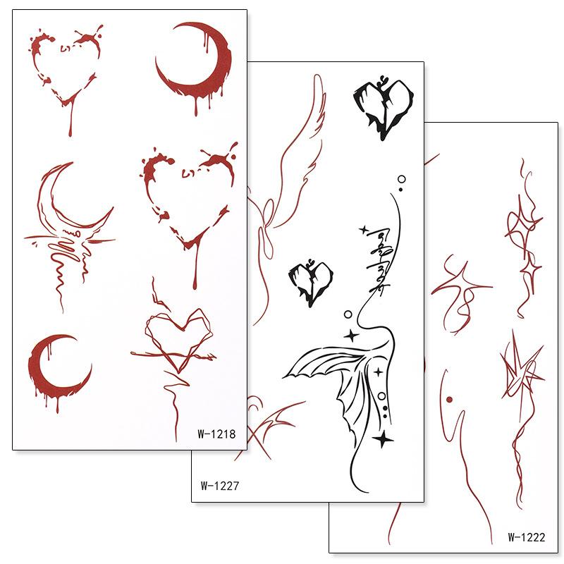 Cartoon Tattoo Sticker Waterproof Small Fresh Children Cute Tattoo Sticker Temporary Tattoo