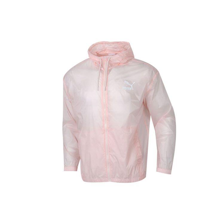 

PUMA Men s Lightweight Windbreaker Jacket Light Pink 599904-17 XS