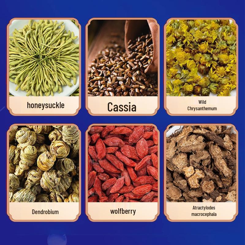 Lutein Herbal Eye Patch: Moisturizing, Cooling, Acupoint, Eye Protection & Brightening Patches for Fatigue.