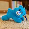 Cute party style love bear plush pendant girl backpack pendant rainbow bear keychain ground marketing gift
