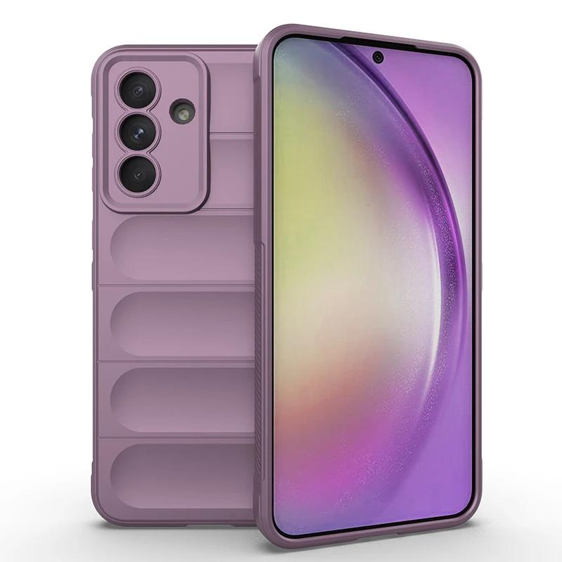 Case For Samsung Galaxy S25 S24 S23 S22 S21 Note 20 Ultra Plus S24FE S23FE S25Edge Luxury Silicone Shockproof Back Cover Coque