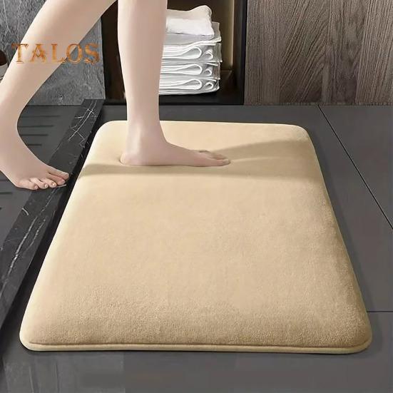 Bathroom Floor Mat Quick Absorbent Quick-Drying Anti-Slip Bottom Foot-drying Entry Rug Easy To Clean Multipurpose Bath Shower Sink Kitchen Carpet