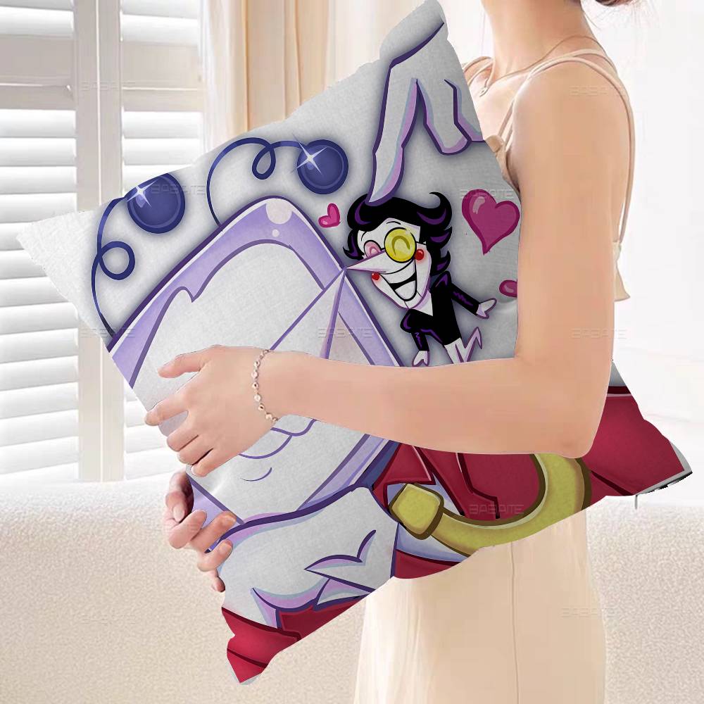 Cartoon Game Deltarune Tenna Meme Cushion Cover Polyester Sofa Cushions Decorative Throw Pillows Home Decoration Pillowcover