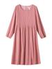 Plus Size Women's Corduroy Dress: Loose, French Style for Autumn/Winter
