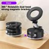 Universal Car Magnetic Phone Holder Foldable Vacuum Suction GPS Bracket for Gym Bath Iphone 16 15 14 13 12 Pro Max Samsung