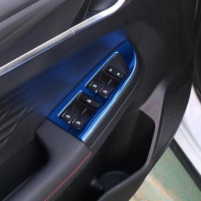 Pour Livan X3 Pro Accessoires Panneau de Couverture d'Accoudoir de Porte Intérieure en Acier Inoxydable Boutons de Commande de Leve-Vitre Garnitures
