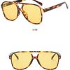 New Fashionable and Personalized Women's Sunglasses Classic Retro Double Beam Glasses Beach Photo Travel Driving Sunglasses