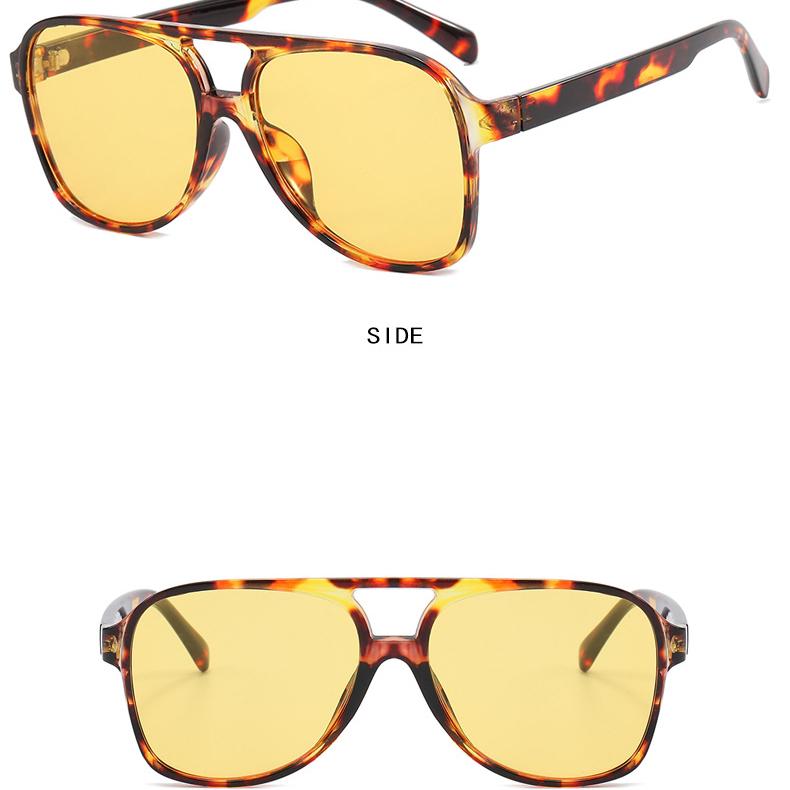 New Fashionable and Personalized Women's Sunglasses Classic Retro Double Beam Glasses Beach Photo Travel Driving Sunglasses