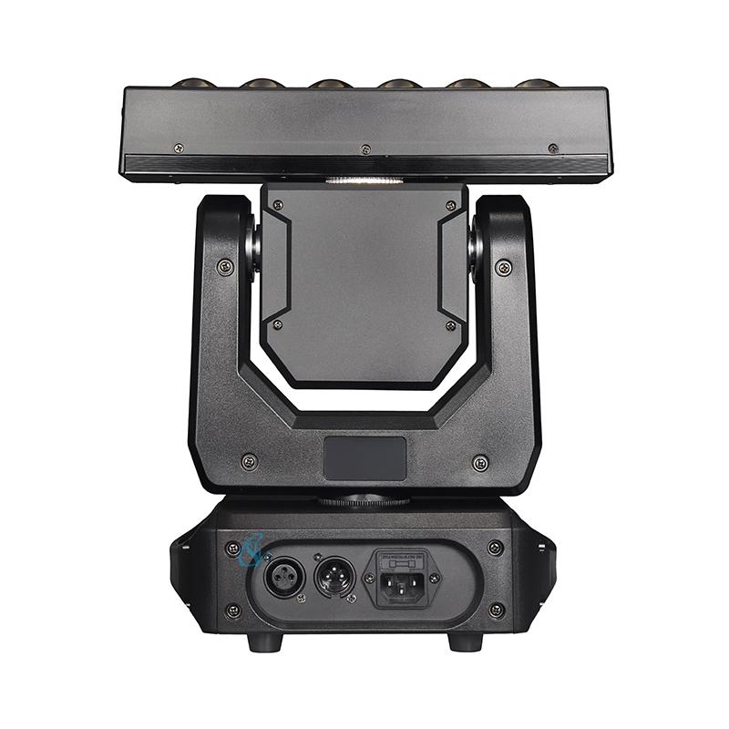 Stage Light 6x20W LED RGBW Beam Moving Head Light Disco DJ Effect Lighting DMX512 For Party Concerts Club Theaters