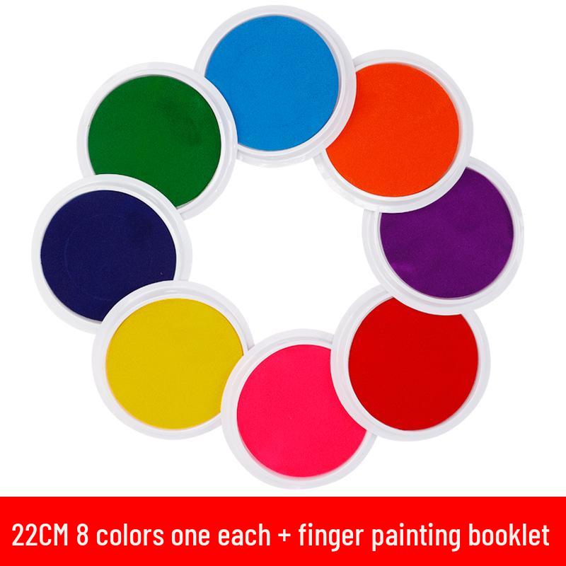Washable Finger Paint Ink Pad for Kids: Perfect for Kindergarten Art and Palm Prints
