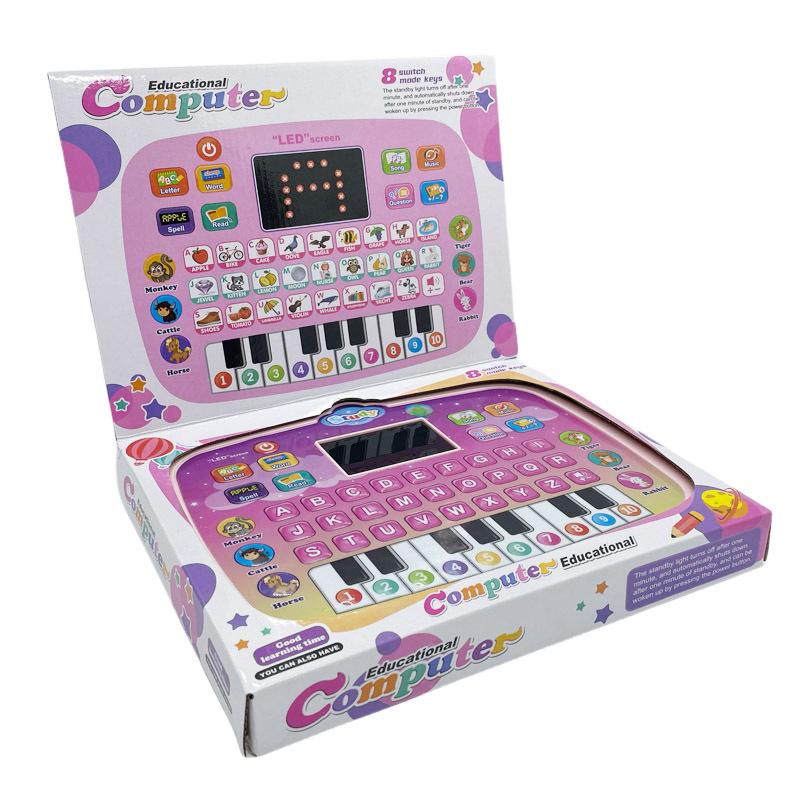 Multifunctional Children's English Learning Tablet with Smart LED Display