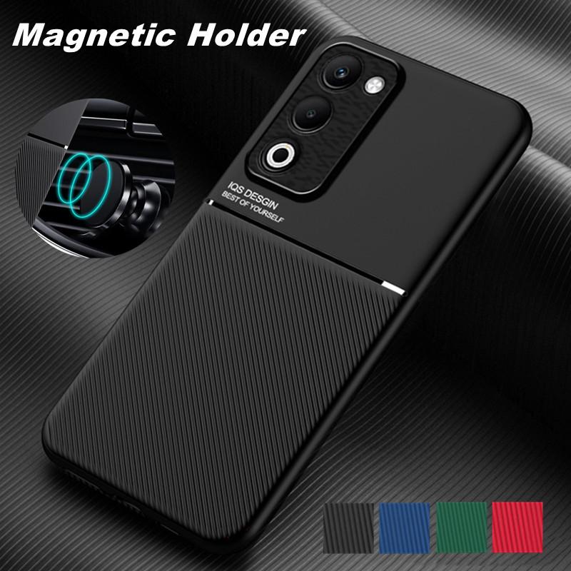Odolné protiskluzové pouzdro pro OPPO A5 5G 2025 Ochranný kryt Magnetický sací držák Coque Fundas Capa